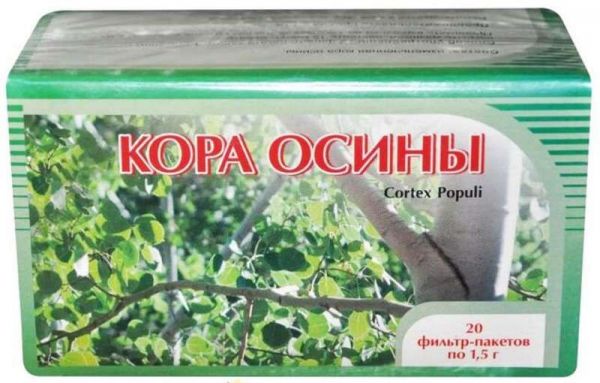 Осины кора 1,5г 20 шт