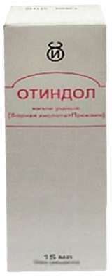 Отиндол 15мл капли ушные