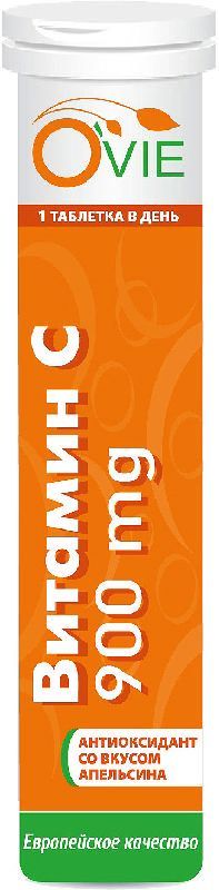 Овие витамин с таблетки шипучие 900мг 20 шт