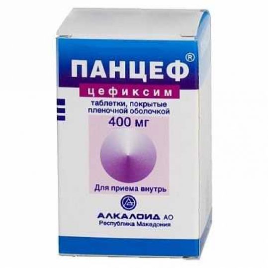 Панцеф 400мг 10 шт таблетки покрытые пленочной оболочкой