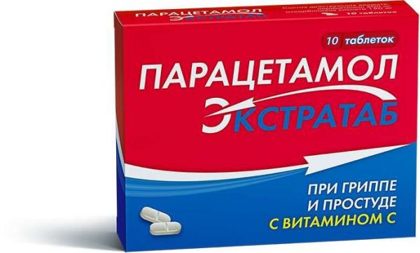Парацетамол экстратаб 500мг/150мг 10 шт таблетки