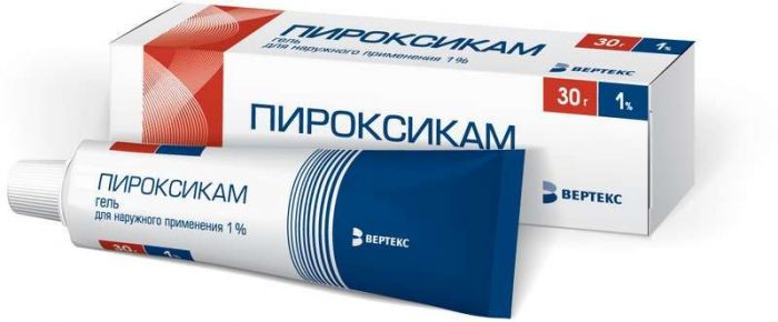 Пироксикам 1% 30г гель