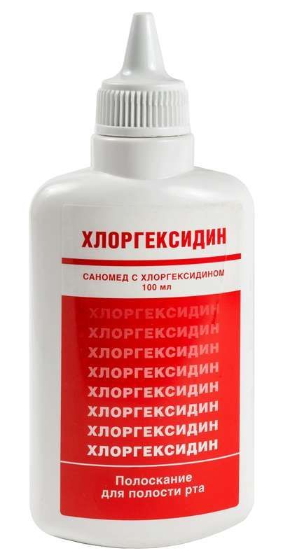 Полоскание для рта саномед с хлоргек100мл
