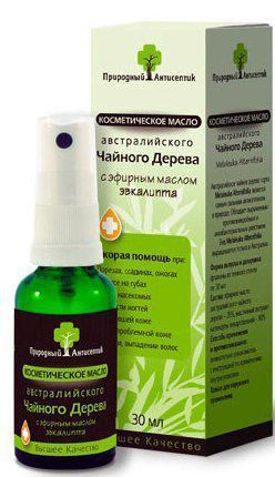 Природный антисептик масло косметическое австралийского чайного дерева с эвкалиптом 30мл