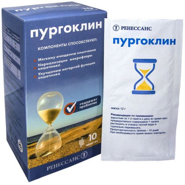 Ренессанс пургоклин гранулы для приготовления раствора для приема внутрь 10 шт