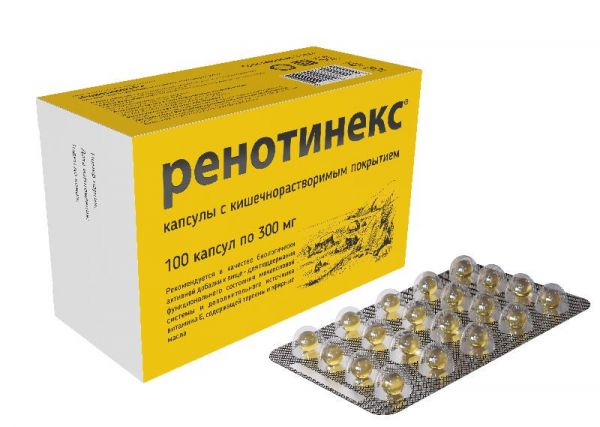 Ренотинекс капсулы кишечнорастворимые 100 шт