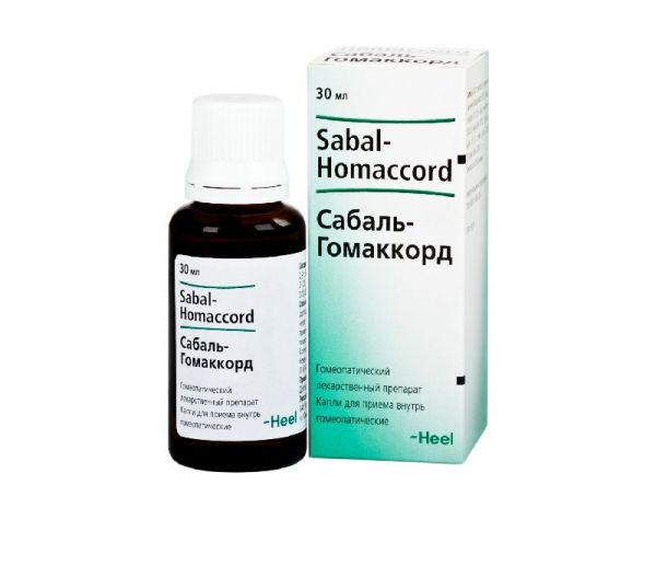 Сабаль-гомаккорд 30мл капли для приема внутрь гомеопатические biologische heilmittel heel gmbh