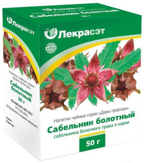 Сабельник болотный трава и корни 50г