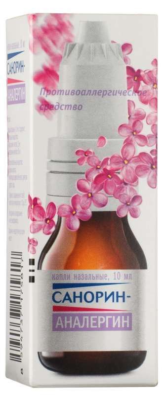 Санорин-аналергин 10мл капли назальные