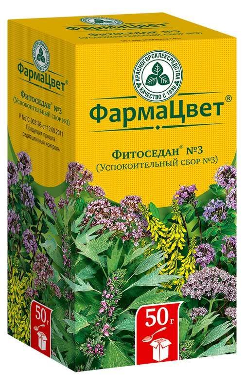 Сбор успокоительный n3 фитоседан 50г