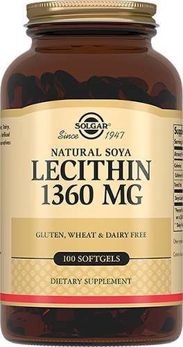 Солгар лецитин соевый натуральный капсулы 100 шт