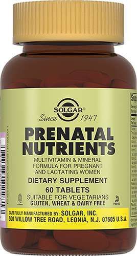 Солгар пренатабс таблетки 60 шт