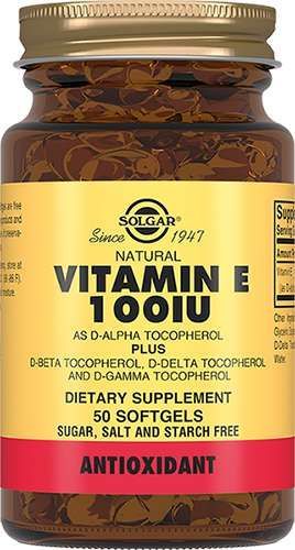 Солгар витамин е капсулы 100ме 50 шт