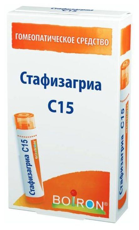 Стафизагриа c15 4г гранулы гомеопатические