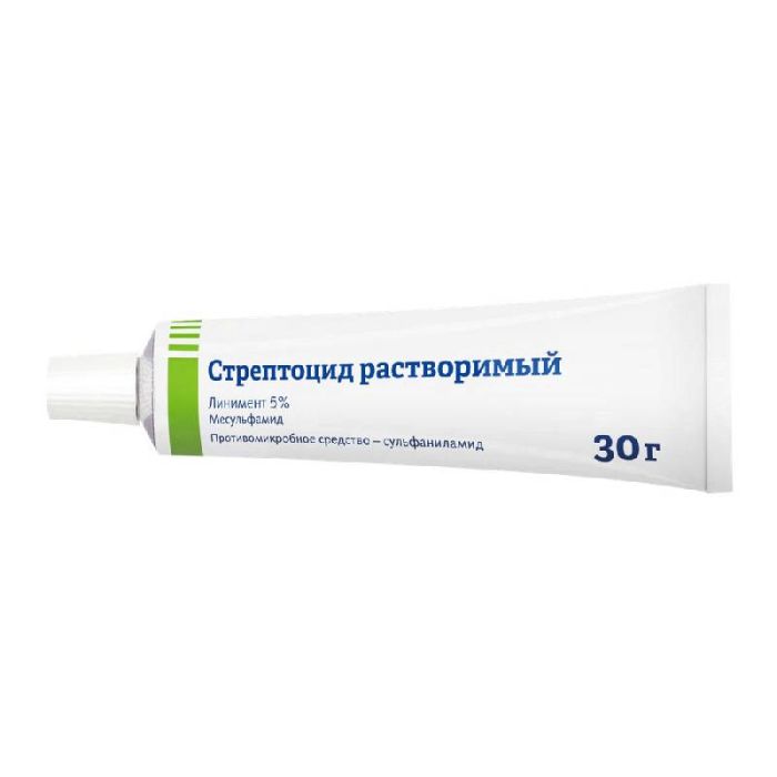 Стрептоцид 5% 30г линимент