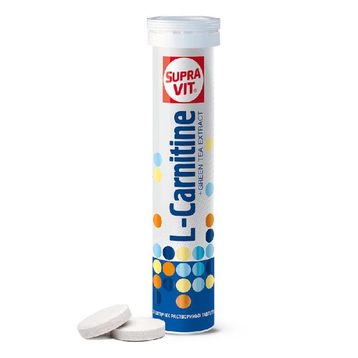 Суправит л-карнитин плюс таблетки шипучие 4г 20 шт