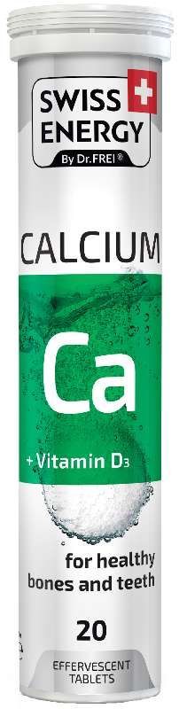 Свисс энерджи кальциум + витамин д3 таблетки шипучие 20 шт