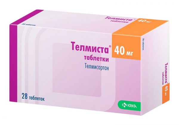 Телмиста 40мг 28 шт таблетки