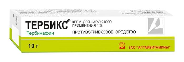 Тербикс 1% 10г крем для наружного применения