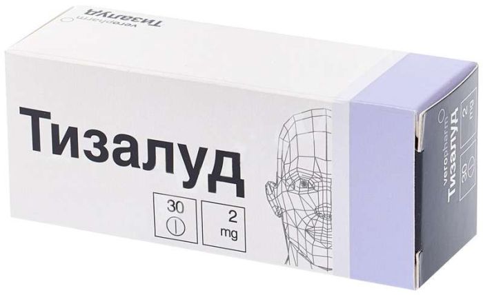 Тизалуд 2мг 30 шт таблетки