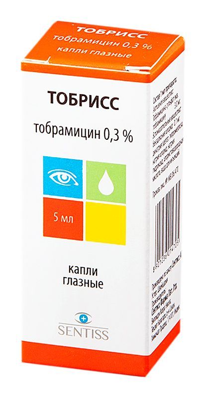 Тобрисс 0,3% 5мл капли глазные