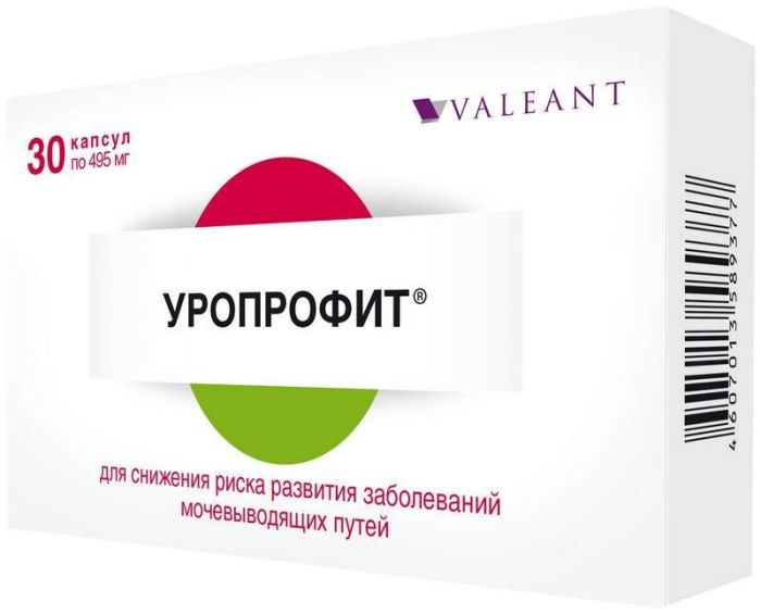 Уропрофит капсулы 495мг 30 шт внешторг фарма
