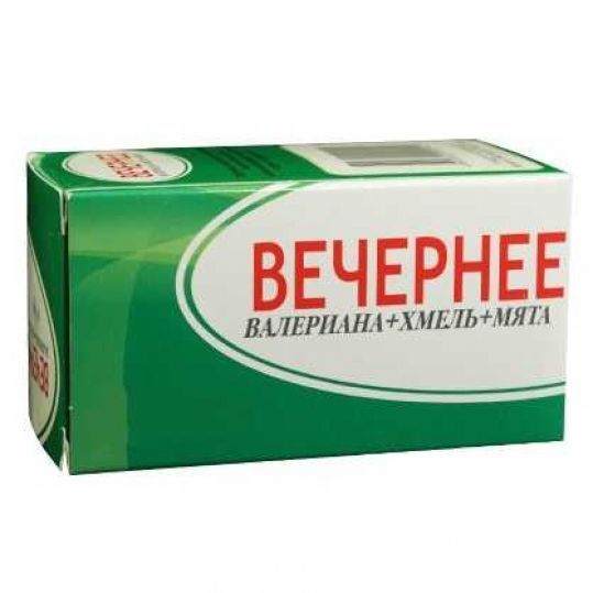 Вечернее драже валериана,хмель,мята 100 шт