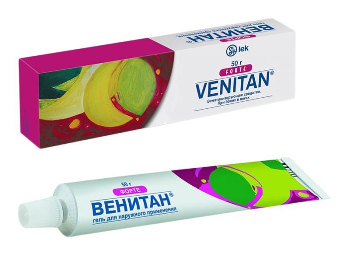 Венитан форте 50г гель для наружного применения