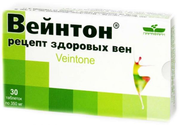 Вейнтон рецепт здоровых вен таблетки 30 шт