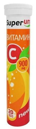 Витамин c 900мг 20 шт таблетки шипучие