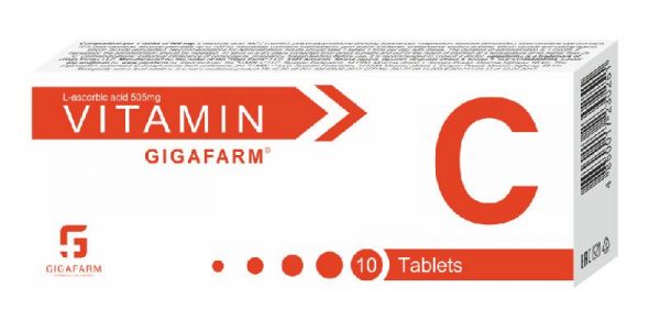 Витамин c гигафарм таблетки 900мг 10 шт