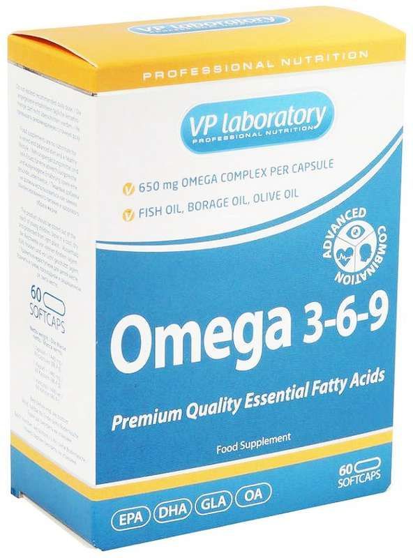 Вп лаборатори омега 3-6-9 капсулы 60 шт