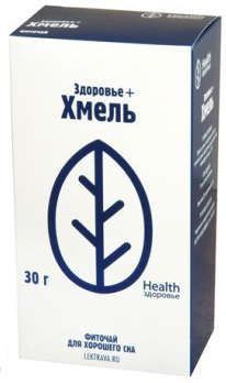 Здоровье+ хмель фиточай успокаивающий 30г здоровье