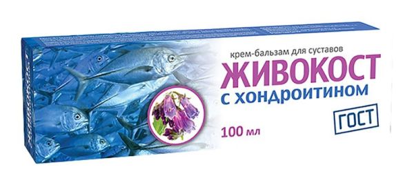 Живокост с хондроитином крем-бальзам для суставов 100мл твинс тэк